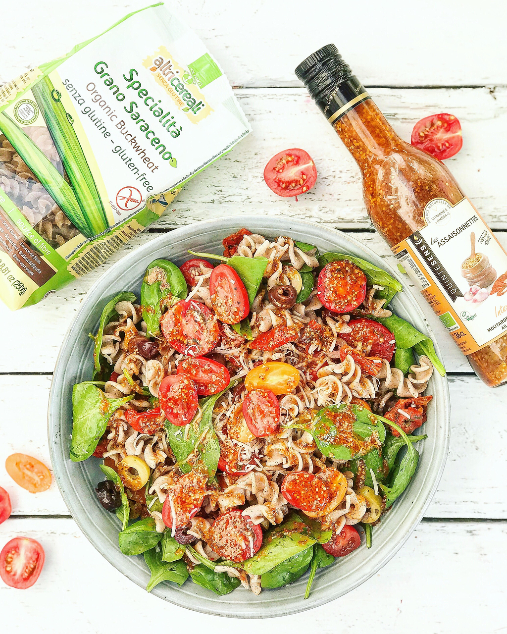 Recette de salade de spirellis au sarrasin